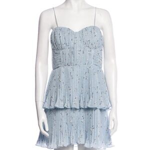 Self Portrait Blue Floral Dress